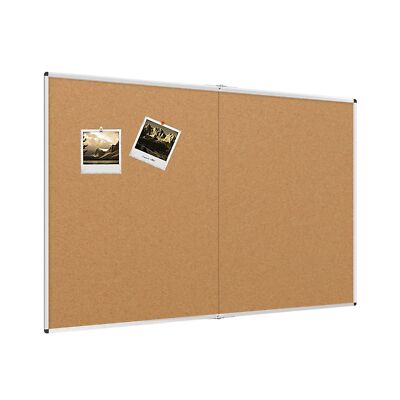 Wall-Attached Corkboard Showcase