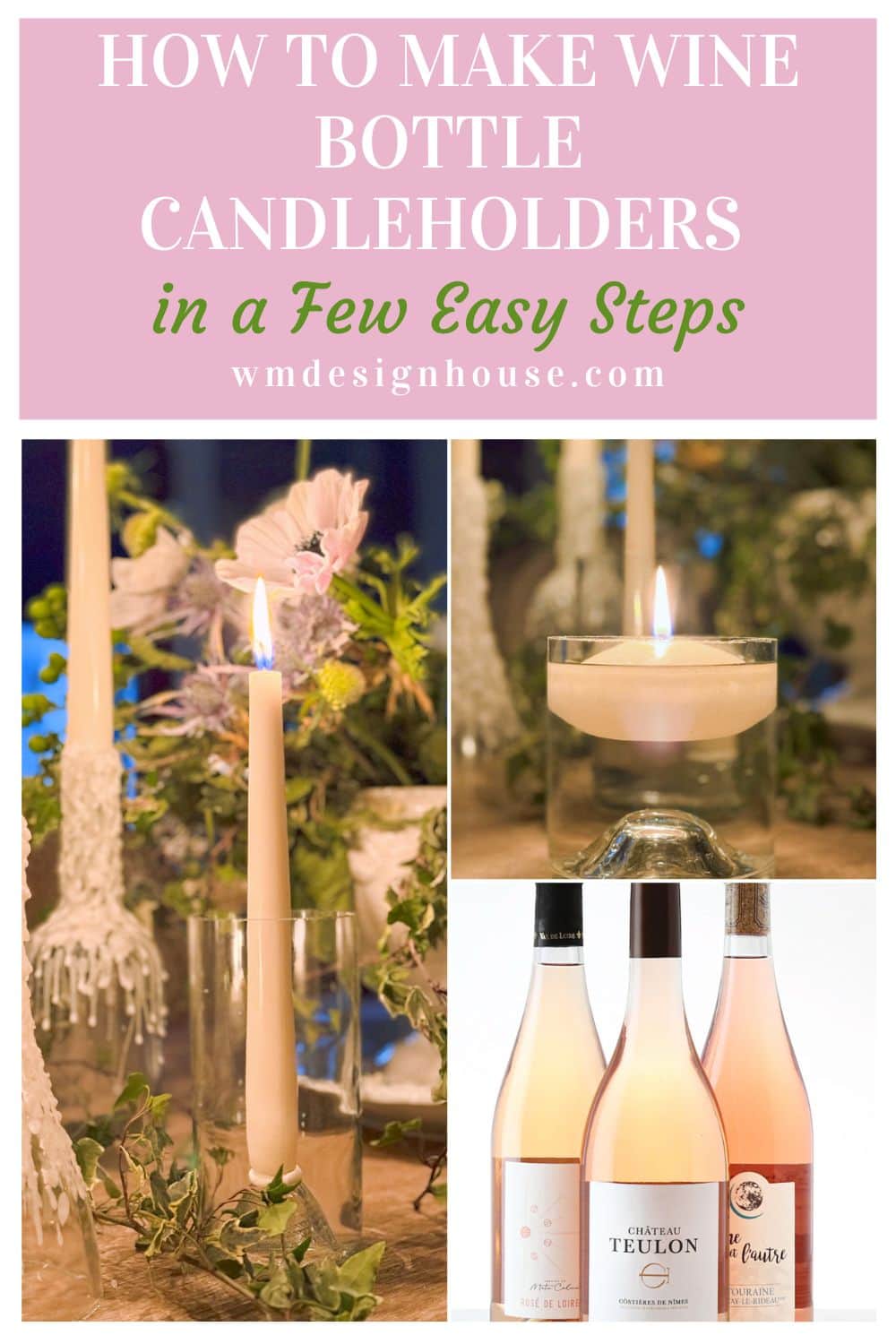 Crafting Ornamental Candle Bottles