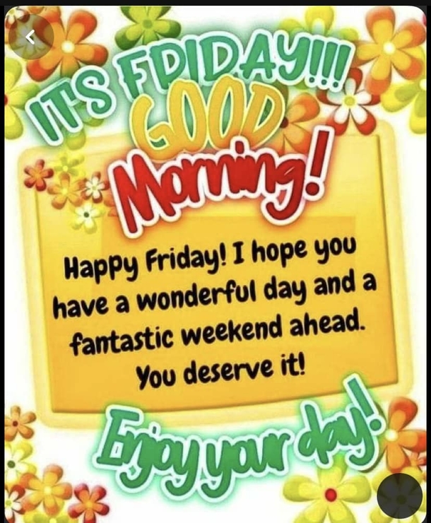 Hope You Have a Fantastic Weekend Ahead