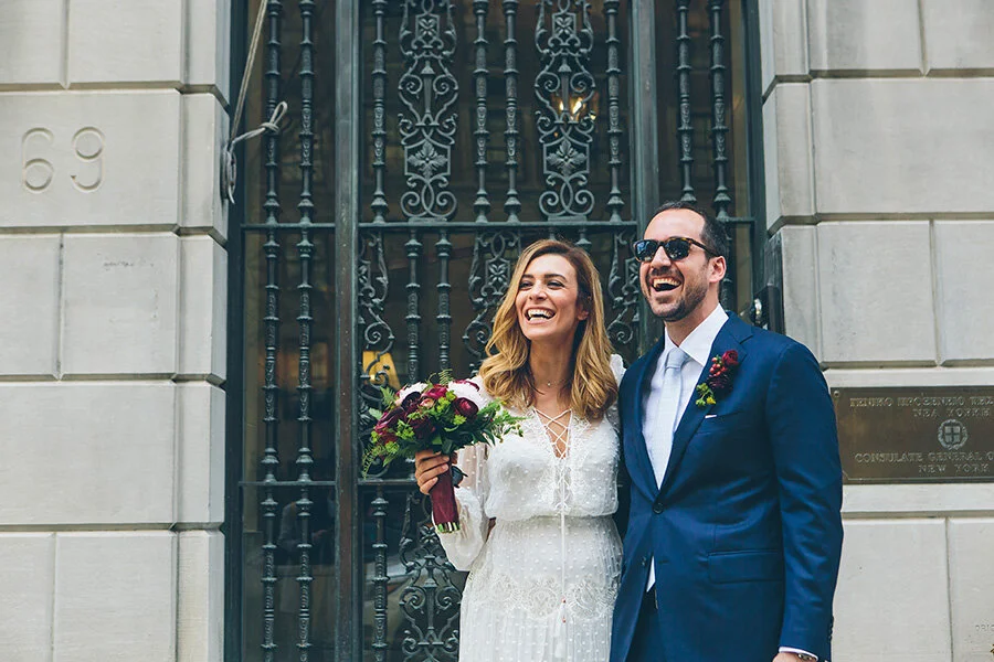 Seven Nuptials at New York City Hall