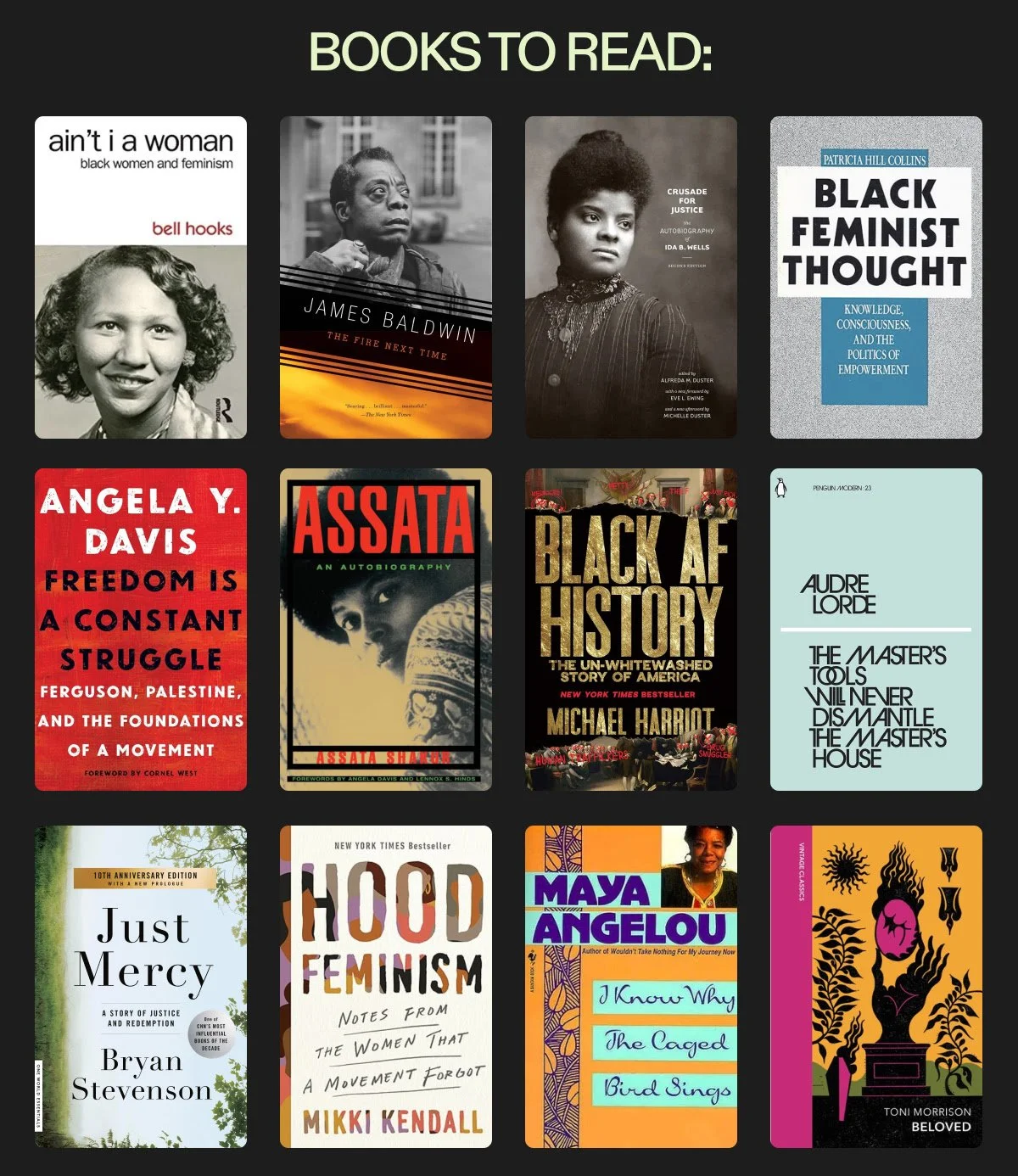 12 Suggested Books for Black History Month