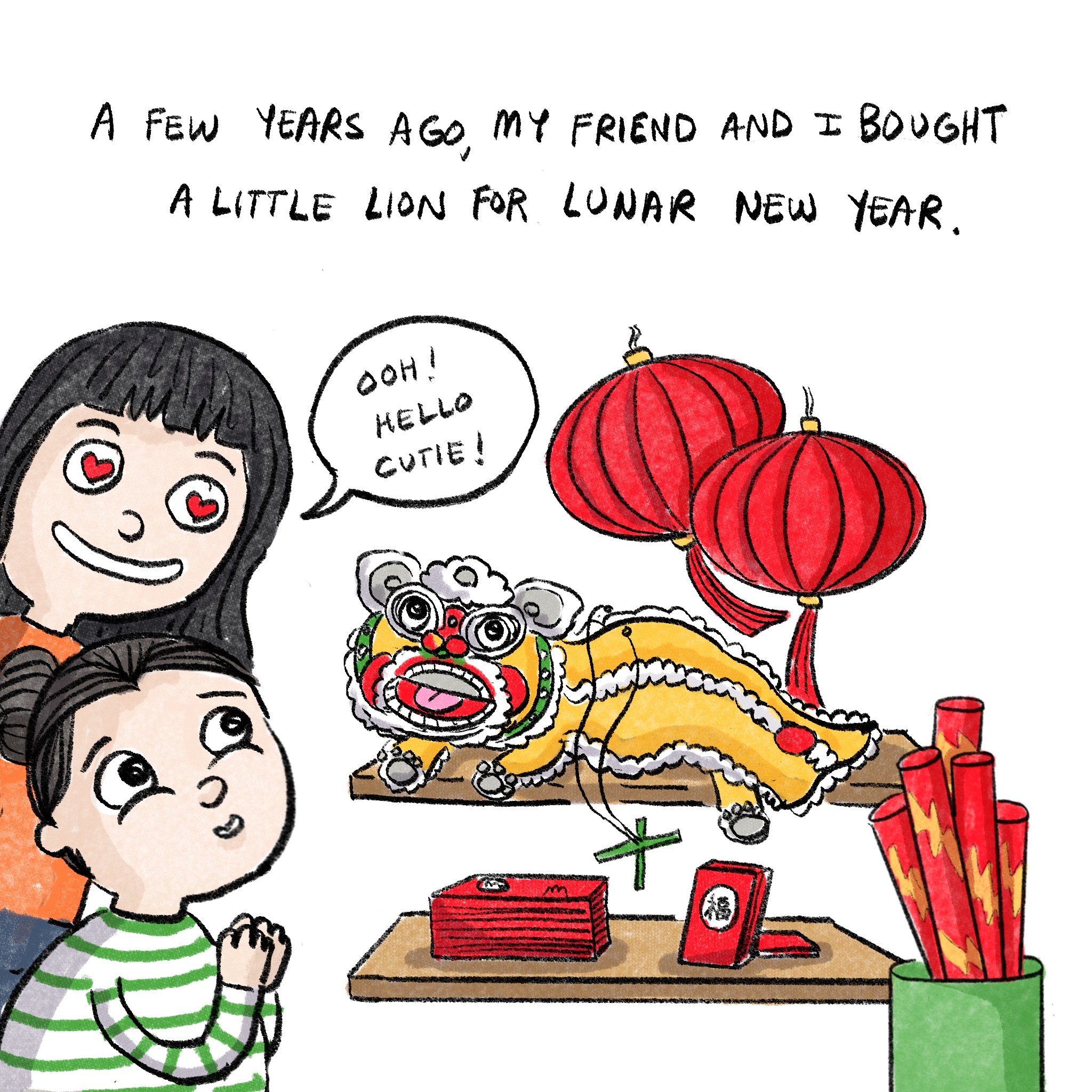 Marking the Lunar New Year with a Lion Dance