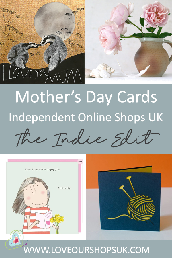 Indie Collection of Mother's Day Greetings in the UK