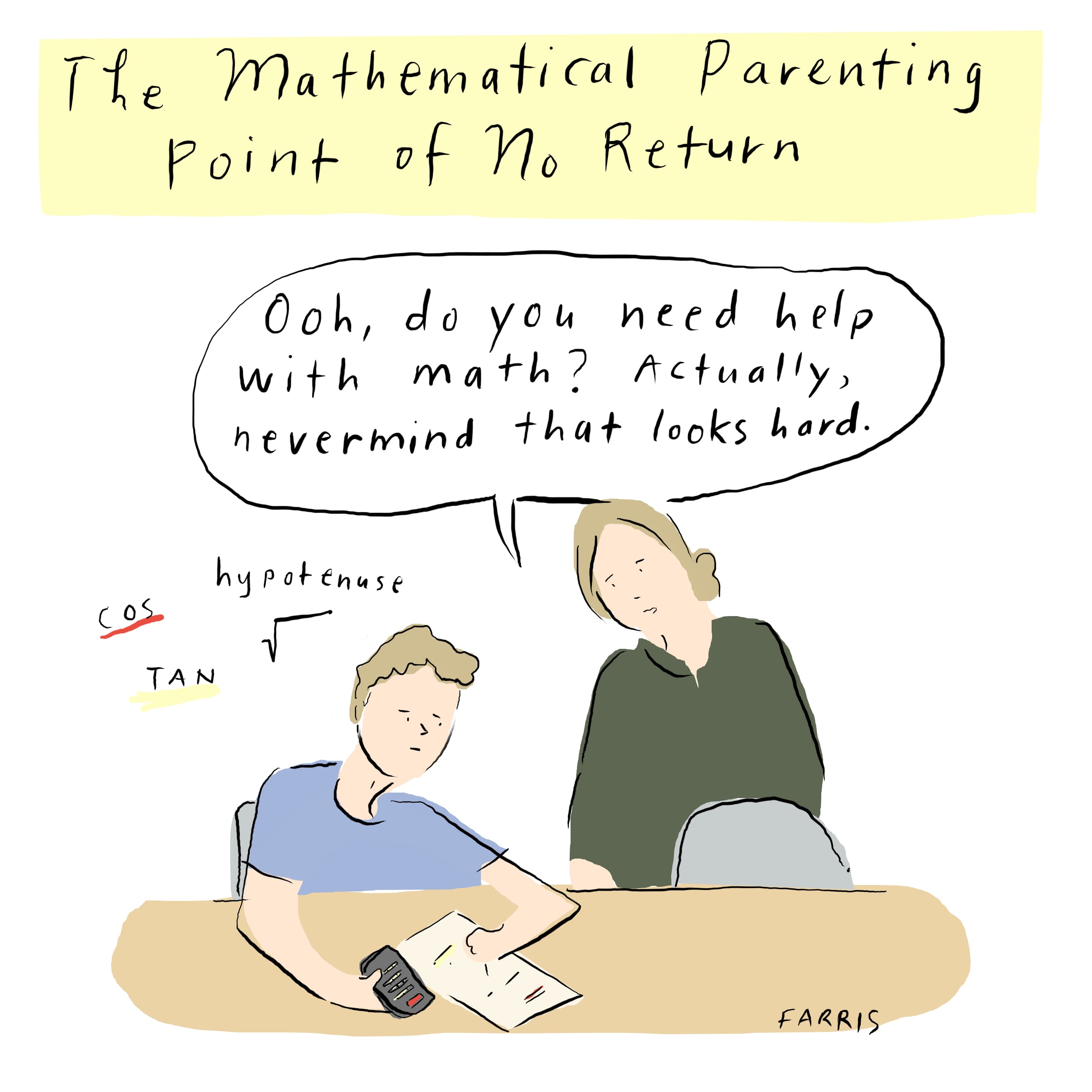 The Unchangeable Influence of Mathematical Parenting