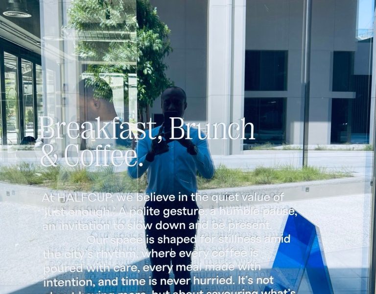 Visit to Half Cup Café in Dubai