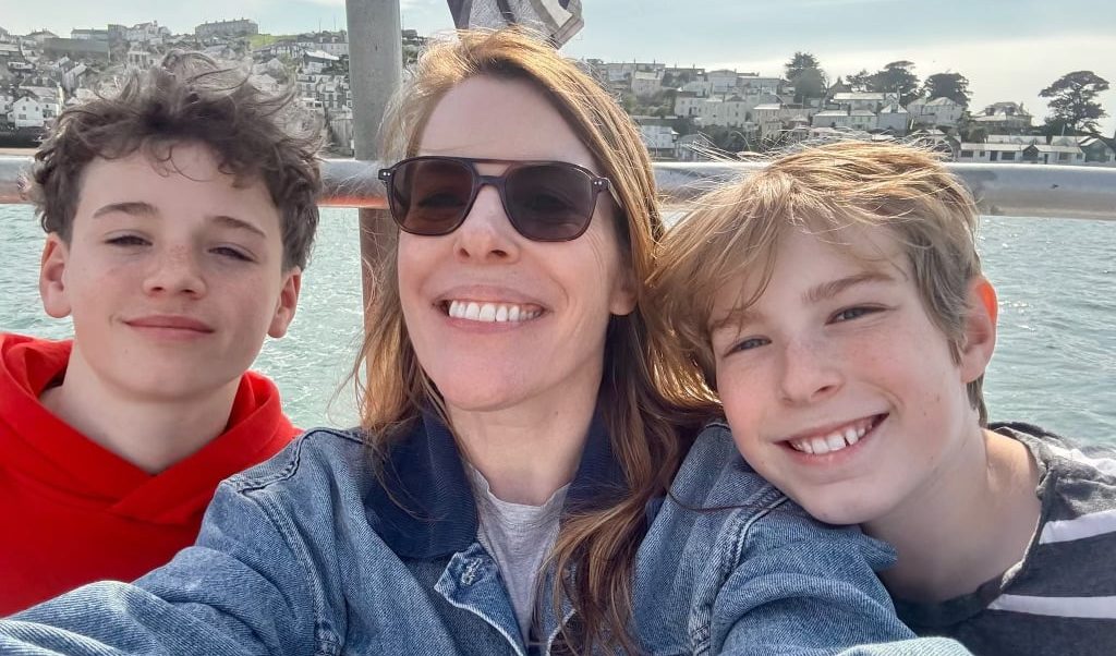 Son and Mother Travel to England