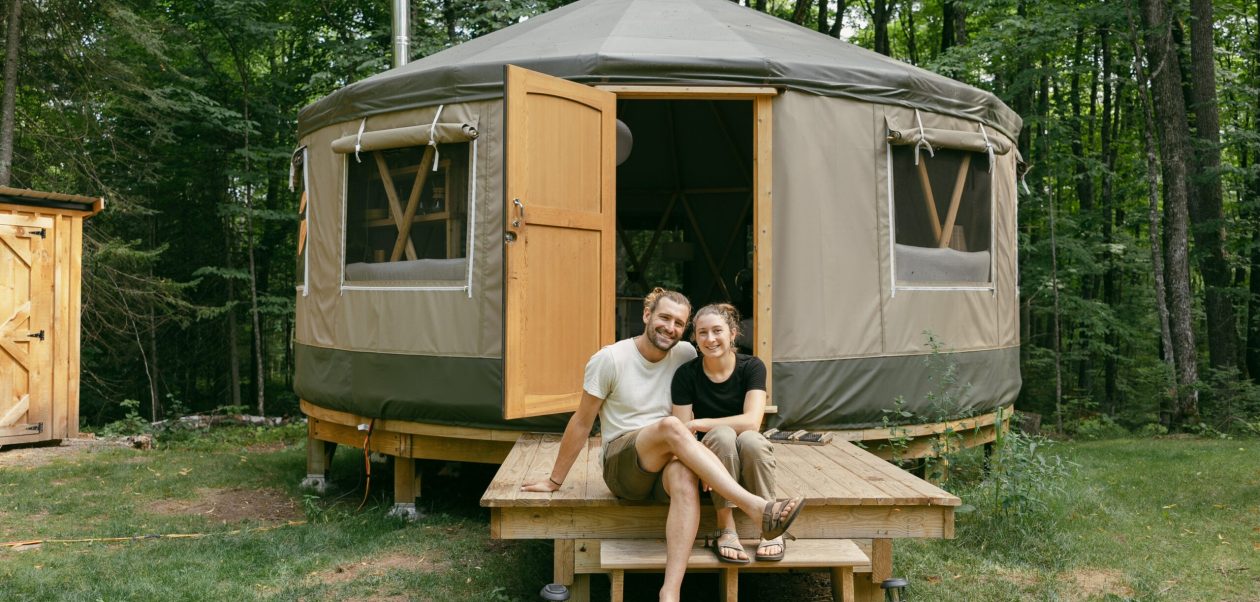 Wisconsin Pair Flourishes in Yurt Life, Celebrating Winter as Their Preferred Season