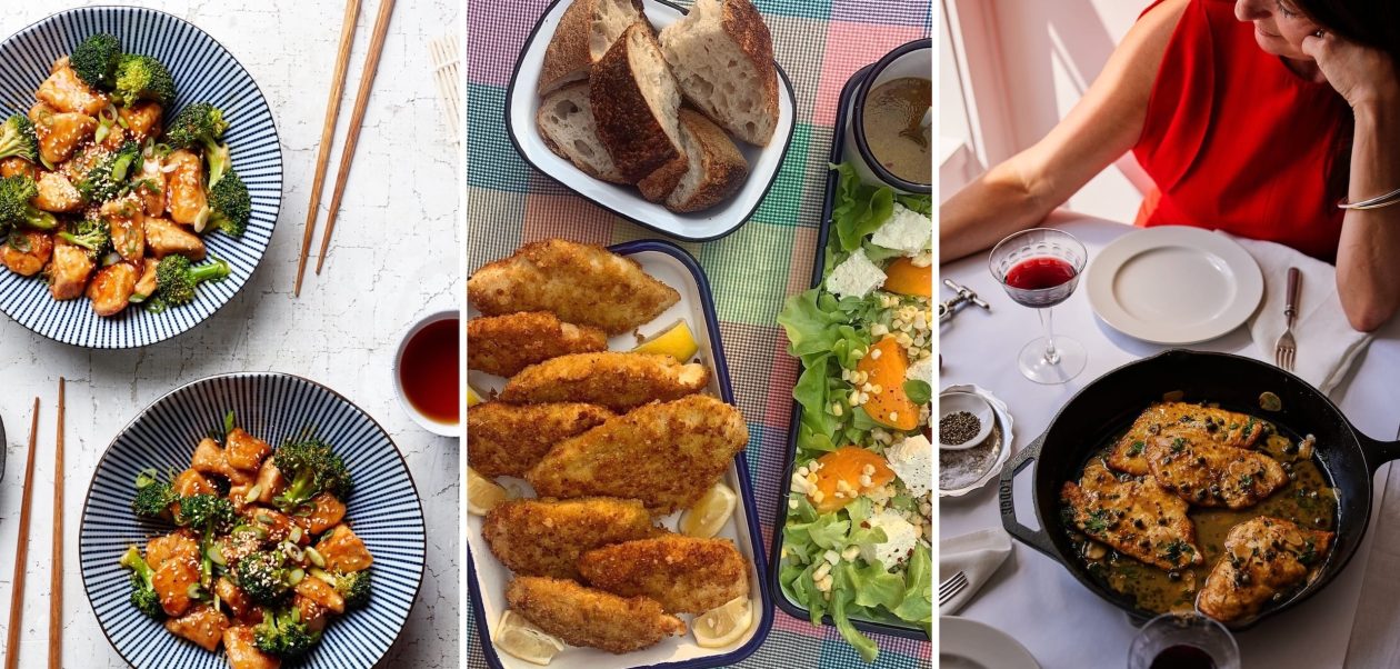 Three Well-Liked Recipes for Preparing Chicken Breast