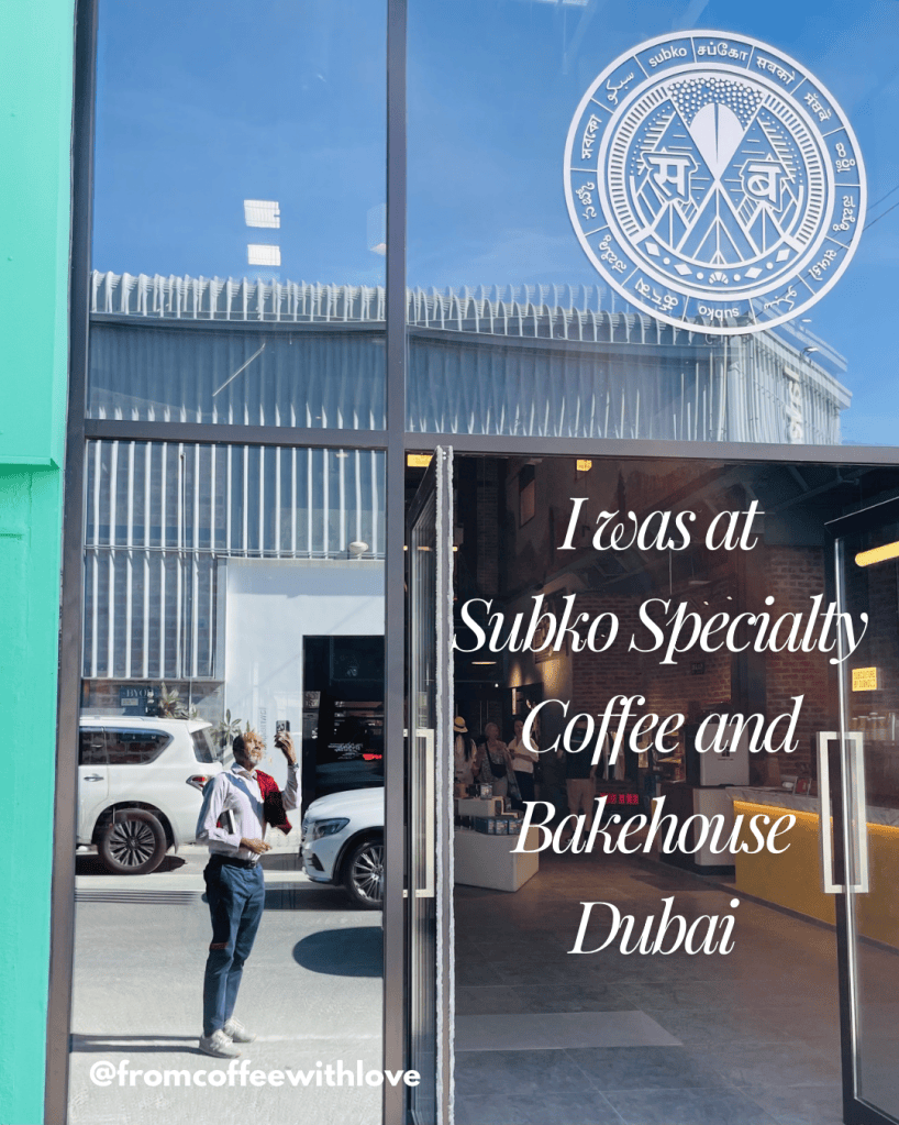 Excursion to SUBKO Specialty Coffee Roasters and Bakehouse in Dubai