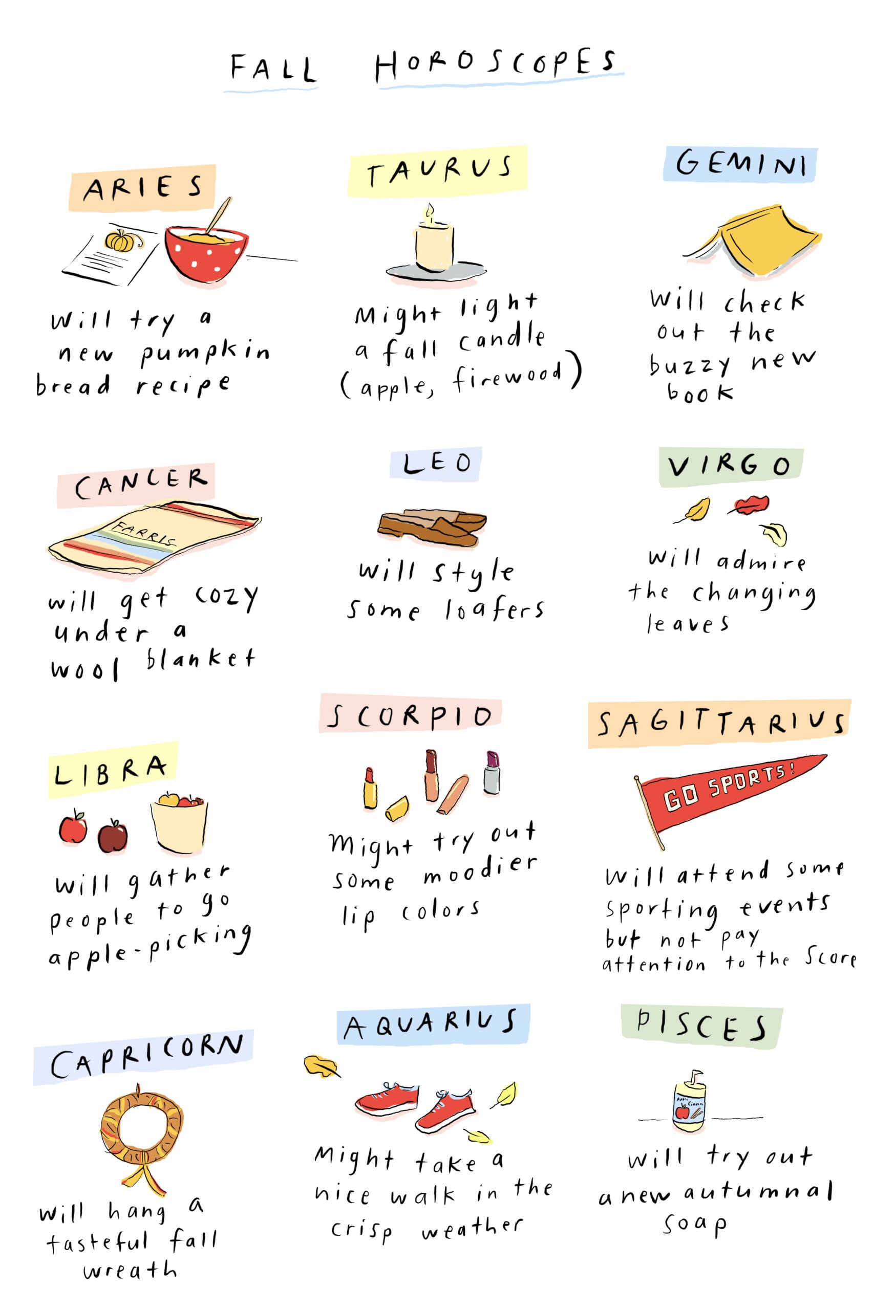 Fall Zodiac Forecasts