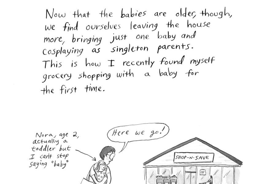 Handling Grocery Shopping Alone with a Baby